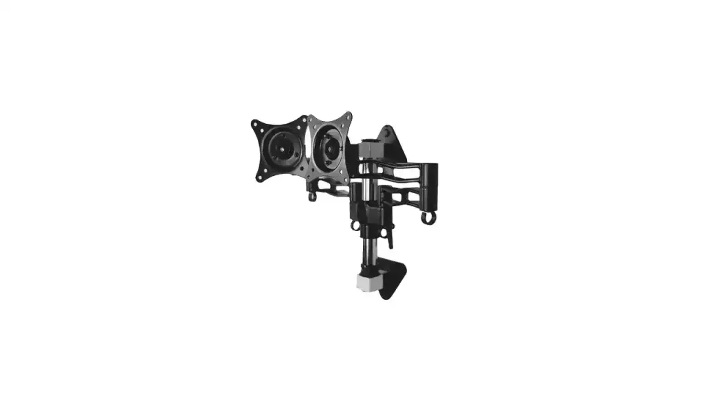 Dual Screen Stability Meets Motion: D08W-300 Monitor Arm